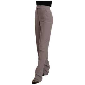 Armani Elegant High Waist Silk Blend Trousers