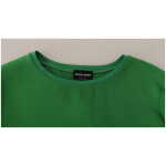 Armani Elegant Silk Long Sleeve Sweater In Lush Green 4