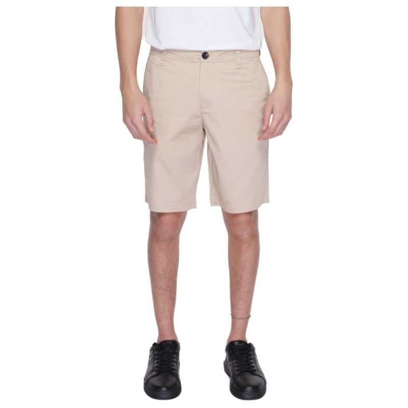 Armani Exchange Beige Cotton Bermuda, theFeinheit