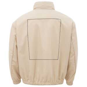 Armani Exchange Beige Polyamide Jacket For The Modern Man