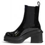 Armani Exchange Black Polyester Ankle