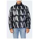 Armani Exchange Black Polyester Jackets Coat 5