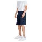 Armani Exchange Blue Cotton Bermuda 2