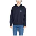 Armani Exchange Blue Cotton Hoody