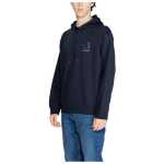 Armani Exchange Blue Cotton Hoody 5