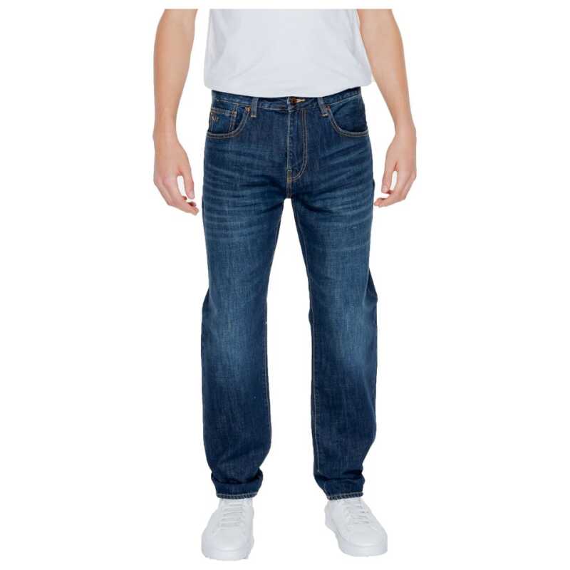 Armani Exchange Blue Cotton Jeans &amp; Pant, theFeinheit