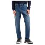 Armani Exchange Blue Cotton Jeans Pant