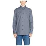 Armani Exchange Blue Cotton Shirt
