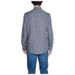 Armani Exchange Blue Cotton Shirt 2
