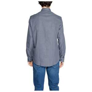 Armani Exchange Blue Cotton Shirt 2