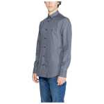 Armani Exchange Blue Cotton Shirt 3