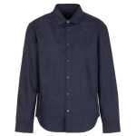 Armani Exchange Blue Cotton Shirt 8