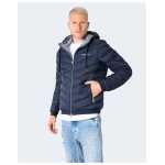 Armani Exchange Blue Polyester Jackets Coat 3