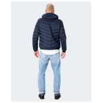 Armani Exchange Blue Polyester Jackets Coat 4