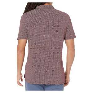 Armani Exchange Bordeaux Cotton Polo Shirt