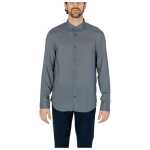Armani Exchange Gray Viscose Shirt
