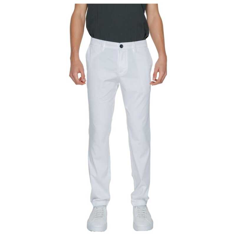 Armani Exchange White Cotton Pant, theFeinheit