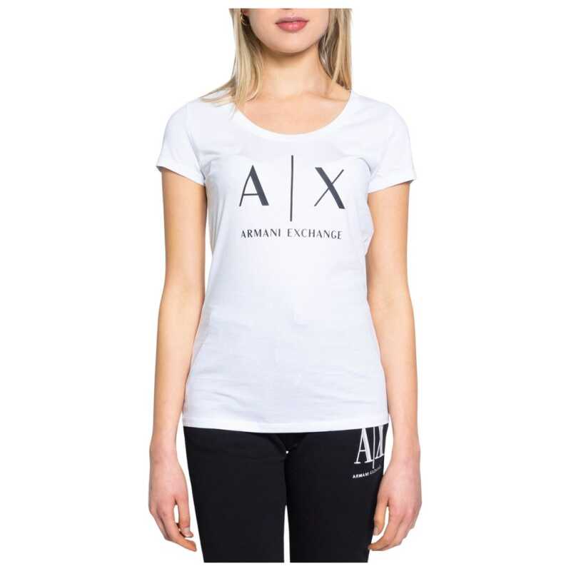 Armani Exchange White Cotton T-Shirt, theFeinheit