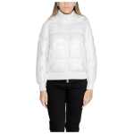 Armani Exchange White Polyamide Jackets Coat