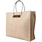 Balenciaga Alligator Leather Chic Pink Tote Bag