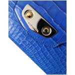 Balenciaga Alligator Skin Mini Shoulder Bag Elegant Blue 5
