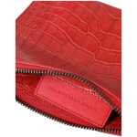 Balenciaga Exotic Red Alligator Leather Clutch 5