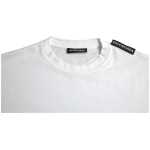 Balenciaga Off White Cotton Jersey Round Neck T Shirt 3