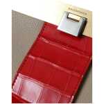 Balenciaga Two Tone Exotic Leather Clutch 4