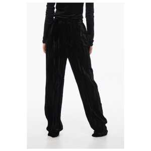 Balenciaga Velvet Flared Pants 2
