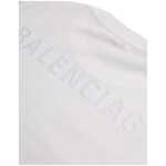 Balenciaga White Cotton Crew Neck Short Sleeves T Shirt 7
