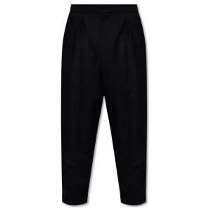 Balmain Black Cotton Jeans Pant