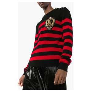 Balmain Black Wool Sweater 2