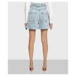 Balmain Blue Cotton Short 4