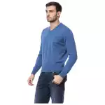 Billionaire Italian Couture Embroidered Merino Wool Crew Neck Sweater