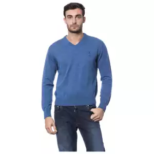 Billionaire Italian Couture Embroidered Merino Wool Crew Neck Sweater 3