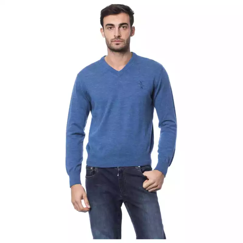 Billionaire Italian Couture Embroidered Merino Wool Crew Neck Sweater, theFeinheit