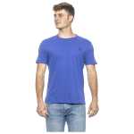 Billionaire Italian Couture Light Blue Cotton T Shirt