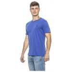 Billionaire Italian Couture Light Blue Cotton T Shirt 2