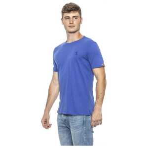 Billionaire Italian Couture Light Blue Cotton T Shirt 2