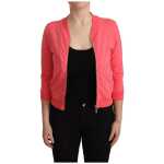 Blumarine Elegant Pink Full Zip Sweater 4