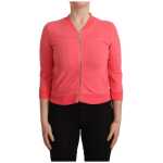 Blumarine Elegant Pink Full Zip Sweater 5