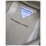 Bottega Veneta Beige Lambskin Leather Trench Coat Jacket 7