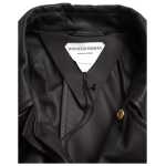 Bottega Veneta Black Leather Men Waterproof Trenchcoat Jacket 7