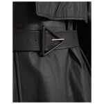 Bottega Veneta Black Leather Men Waterproof Trenchcoat Jacket 8