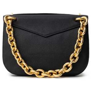 Bottega Veneta Black Leather Shoulder Bag 2