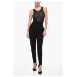 Bottega Veneta Cotton Structored Stirrup Pants 5