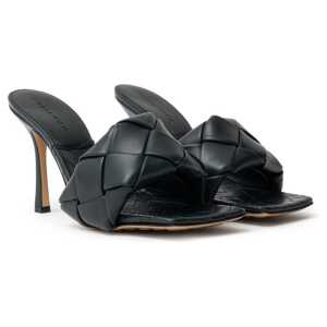 Bottega Veneta Green Leather Sandal 2