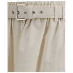 Brunello Cucinelli Cream Wide Long Skirt 3