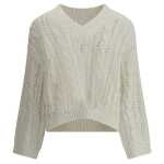 Brunello Cucinelli Lace Knit Sweater