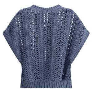 Brunello Cucinelli Lace Knit Vest 2